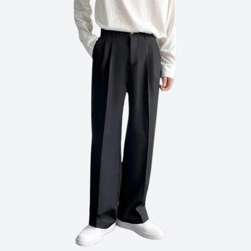 NobleFit Hochbund Wollhose für Herren | Luxus | Formelle Winterhose | Klassisch & Elegant