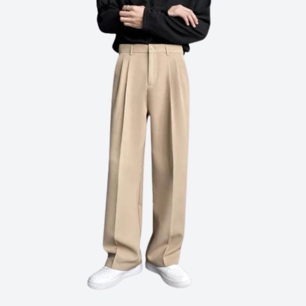 NobleFit Hochbund Wollhose für Herren | Luxus | Formelle Winterhose | Klassisch & Elegant
