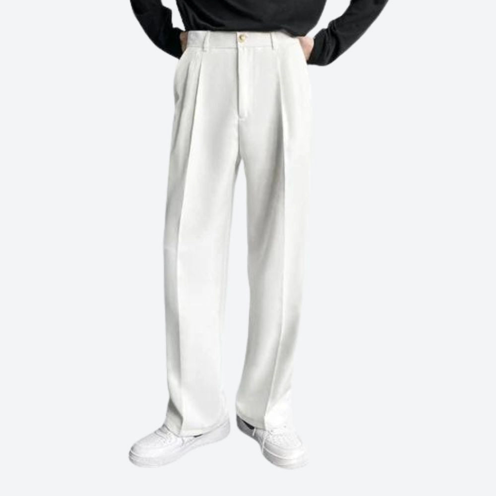 NobleFit Hochbund Wollhose für Herren | Luxus | Formelle Winterhose | Klassisch & Elegant