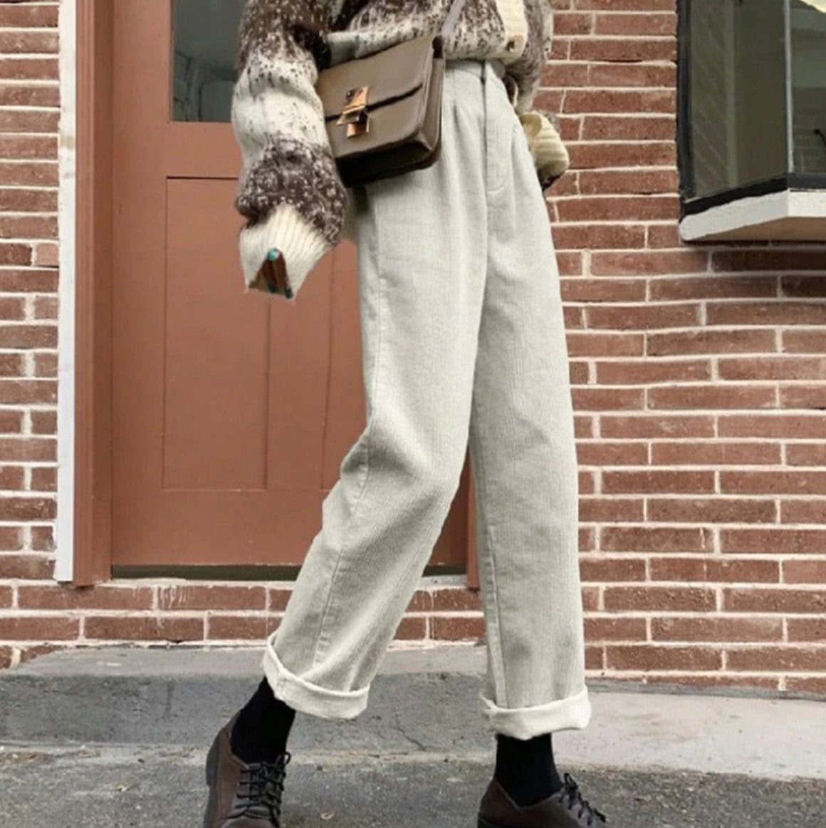 Pantalon de loisirs décontracté CordEase | Velours côtelé doux | Confort et style au quotidien