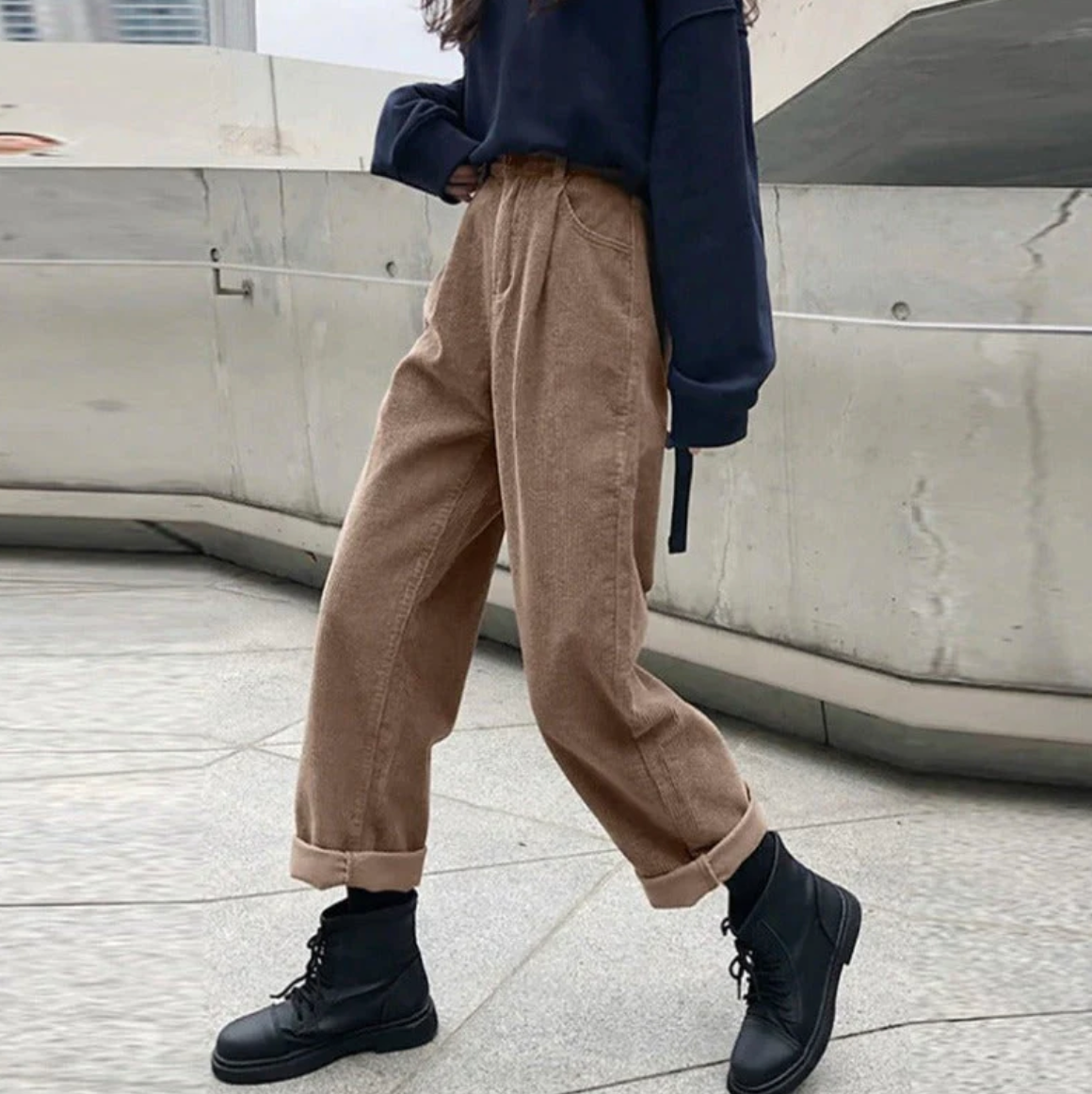 Pantalon de loisirs décontracté CordEase | Velours côtelé doux | Confort et style au quotidien
