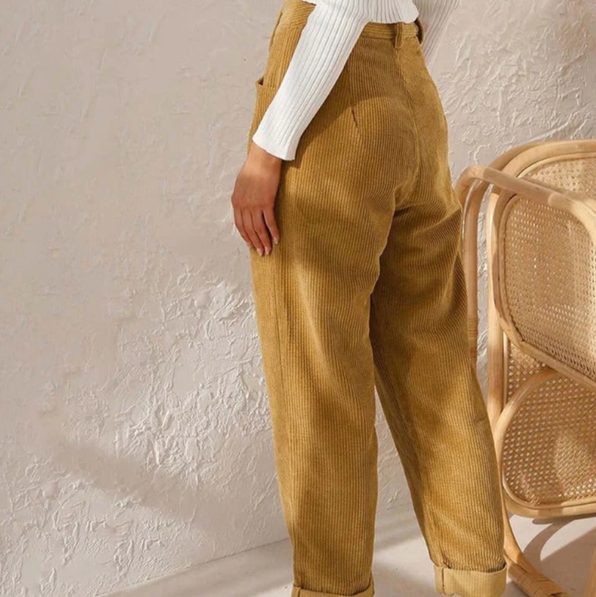 Pantalon de loisirs décontracté CordEase | Velours côtelé doux | Confort et style au quotidien