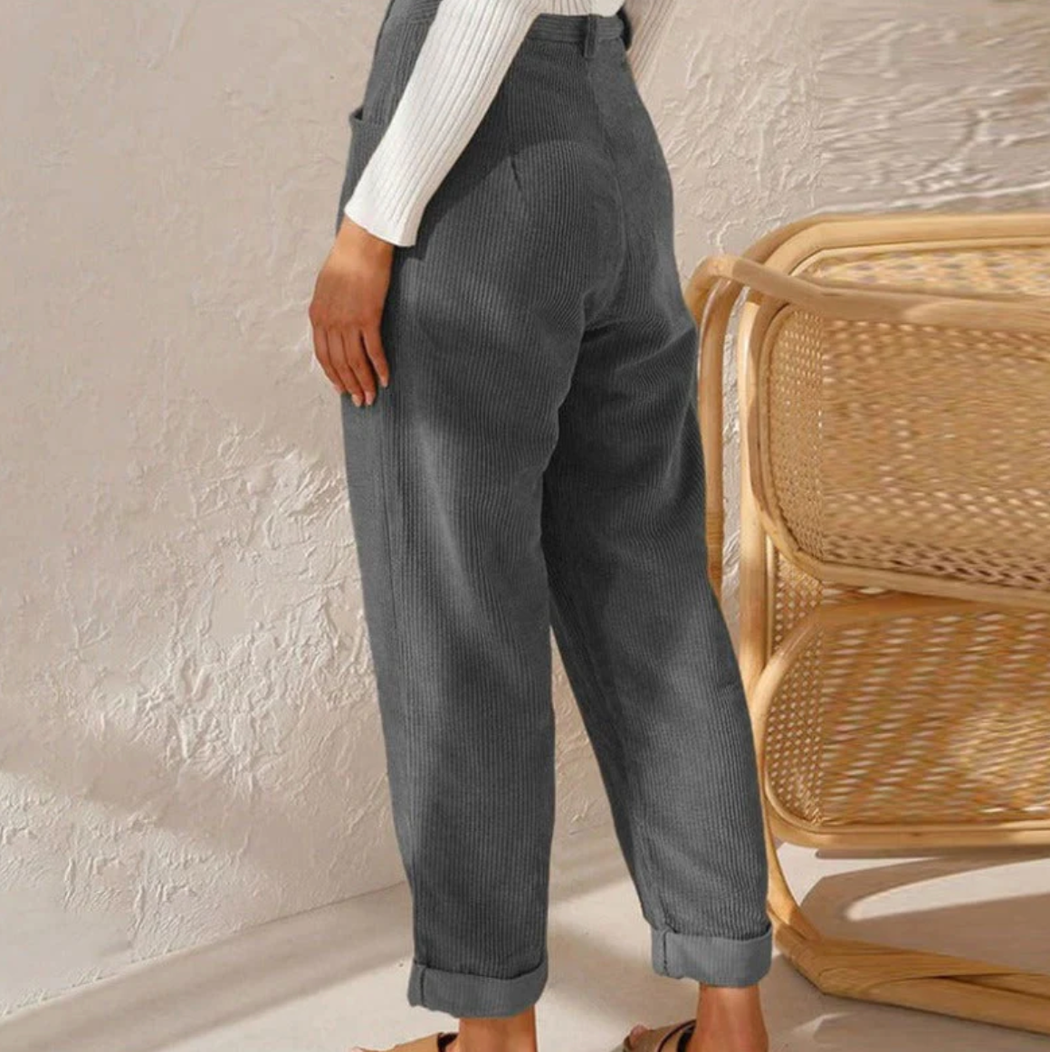 Pantalon de loisirs décontracté CordEase | Velours côtelé doux | Confort et style au quotidien