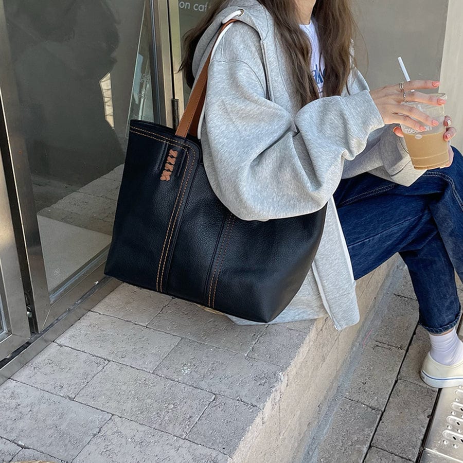 Vaelia Große Schultertasche für Damen | Elegantes Design | Perfekte Alltagsbegleiterin