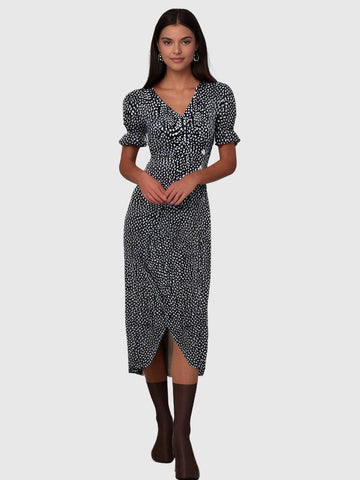 FloraGrace – Robe d'été fleurie à manches courtes | Confortable | Design élégant | Léger et respirant
