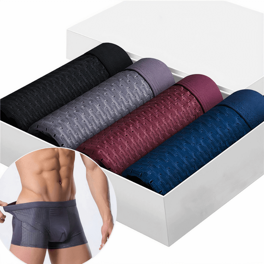 BambusFlex Atmungsaktive Boxer Shorts für Herren | 5+5 GRATIS | Weich, Nachhaltig & Bequem