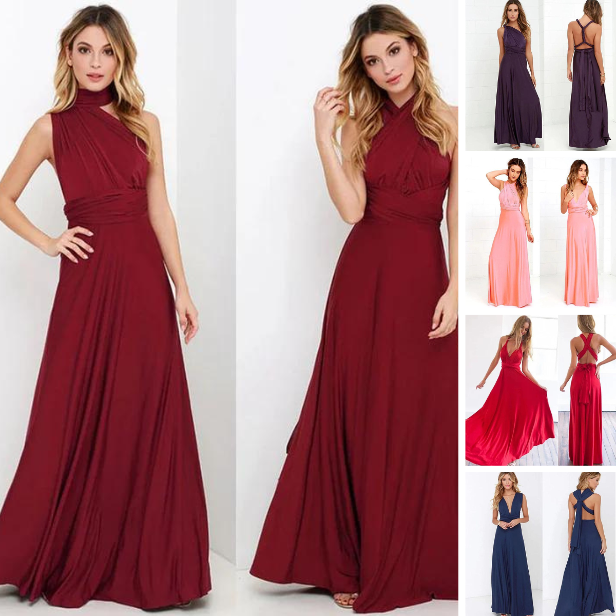 Robe portefeuille élégante Velvita | Élastique | Avec sangle | Idéal pour les loisirs et les événements