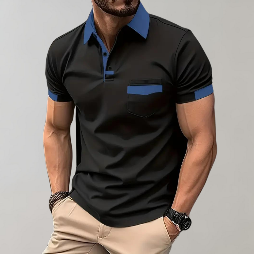 Elyssian Casual Cotton Polo Shirt | With Pocket | Comfortable &amp; Stylish for Men