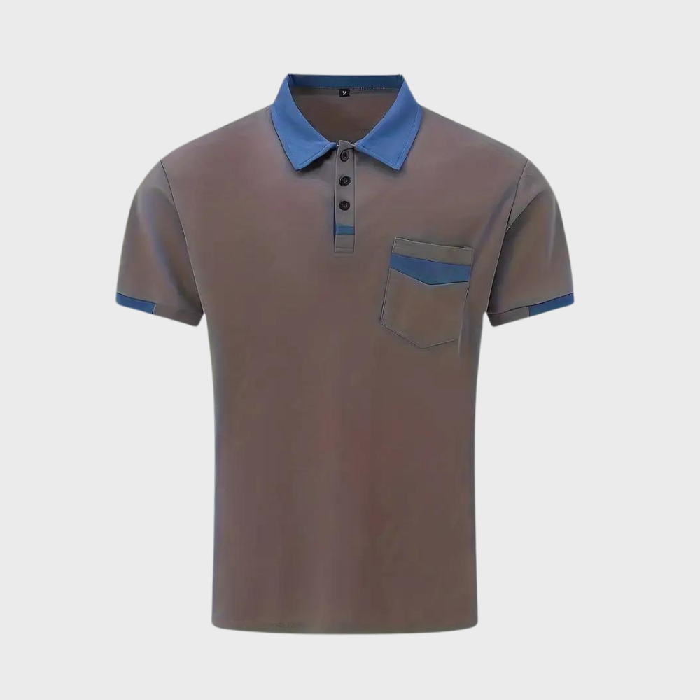 Elyssian Casual Cotton Polo Shirt | With Pocket | Comfortable &amp; Stylish for Men