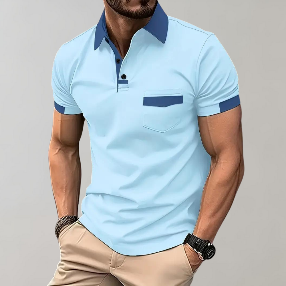 Elyssian Casual Cotton Polo Shirt | With Pocket | Comfortable &amp; Stylish for Men
