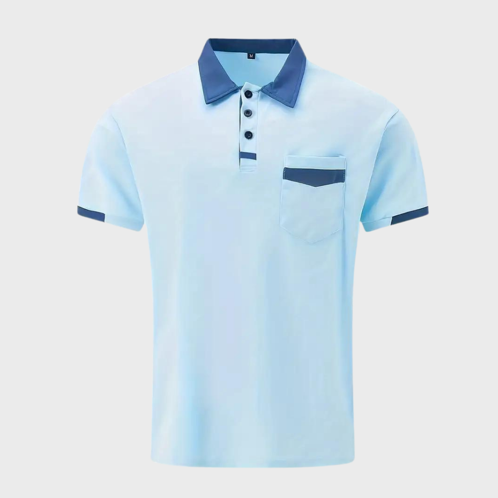 Elyssian Casual Cotton Polo Shirt | With Pocket | Comfortable &amp; Stylish for Men