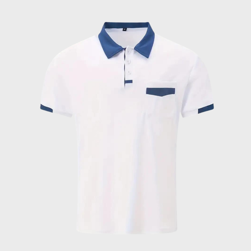 Elyssian Casual Cotton Polo Shirt | With Pocket | Comfortable &amp; Stylish for Men