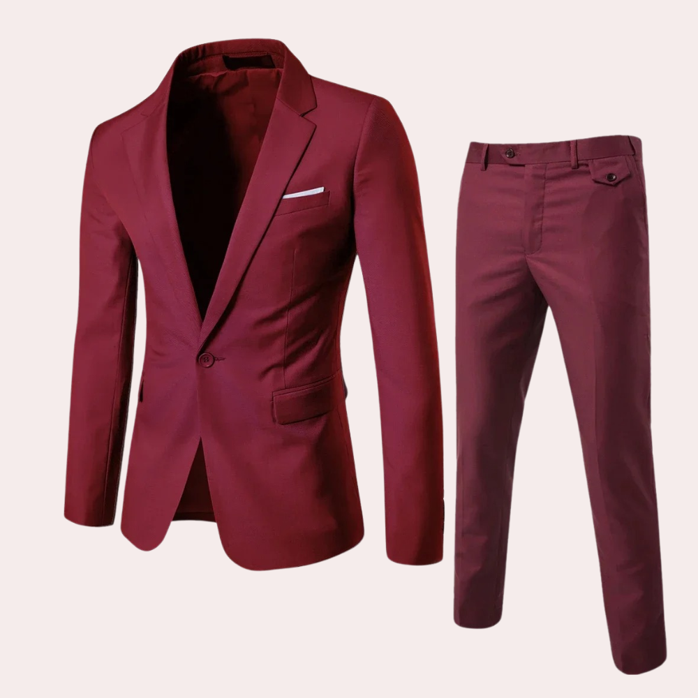 EliteWear Herren Anzug Set | Luxuriöse Materialien | Elegant | Für Formelle Anlässe