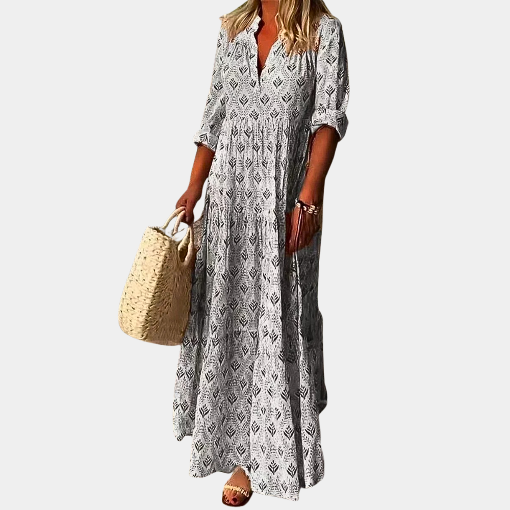 Robe longue pour femme FreeSpiritChic | Léger et moderne dans un style bohème pour les journées d'été