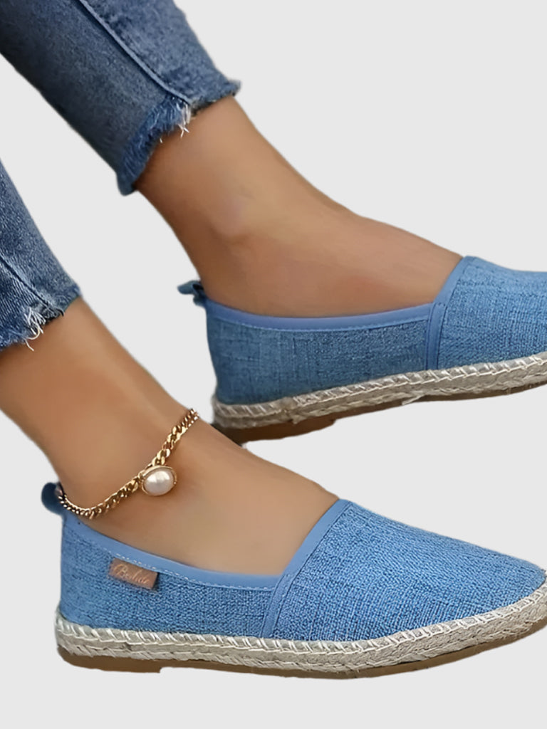 SunnyStep Espadrilles | Lightweight canvas shoes | Flat summer shoes | Perfect for everyday wear