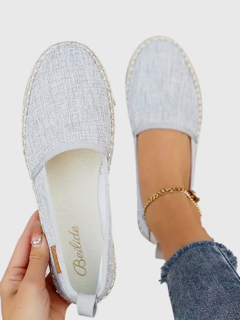 SunnyStep Espadrilles | Lightweight canvas shoes | Flat summer shoes | Perfect for everyday wear
