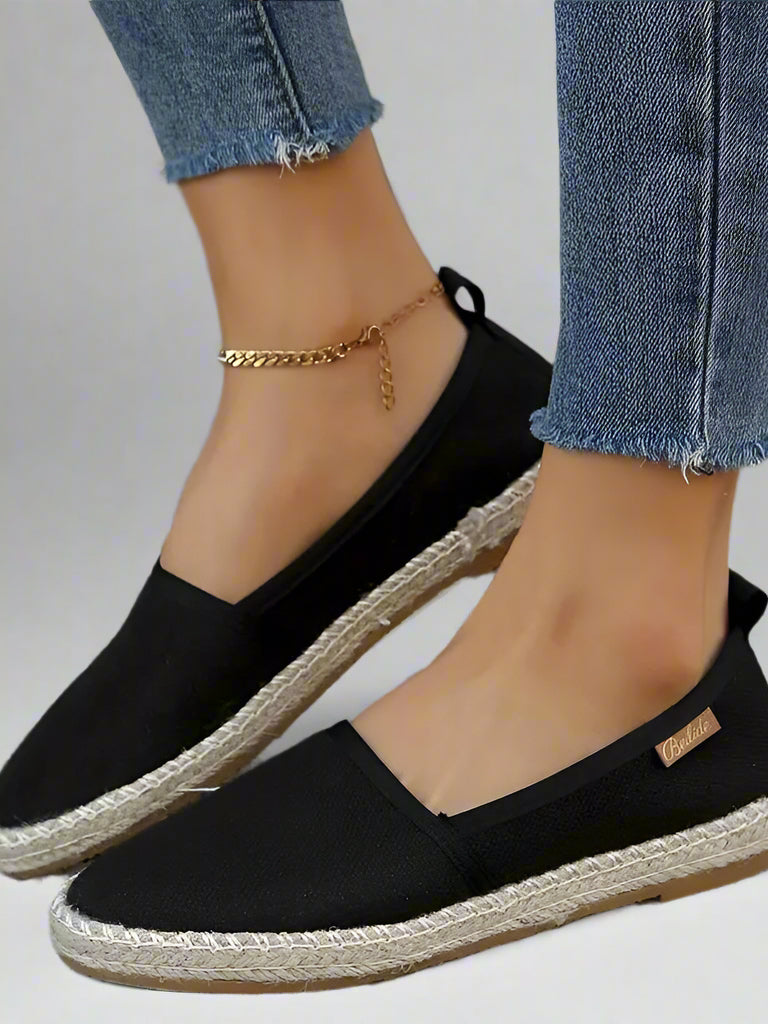 SunnyStep Espadrilles | Lightweight canvas shoes | Flat summer shoes | Perfect for everyday wear
