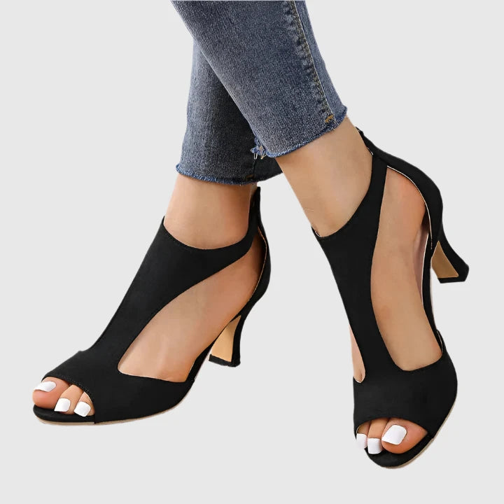 LuxaStep Orthopedic Heeled Sandals | Comfort &amp; Style for Everyday Use | Comfortable Sandals for Summer