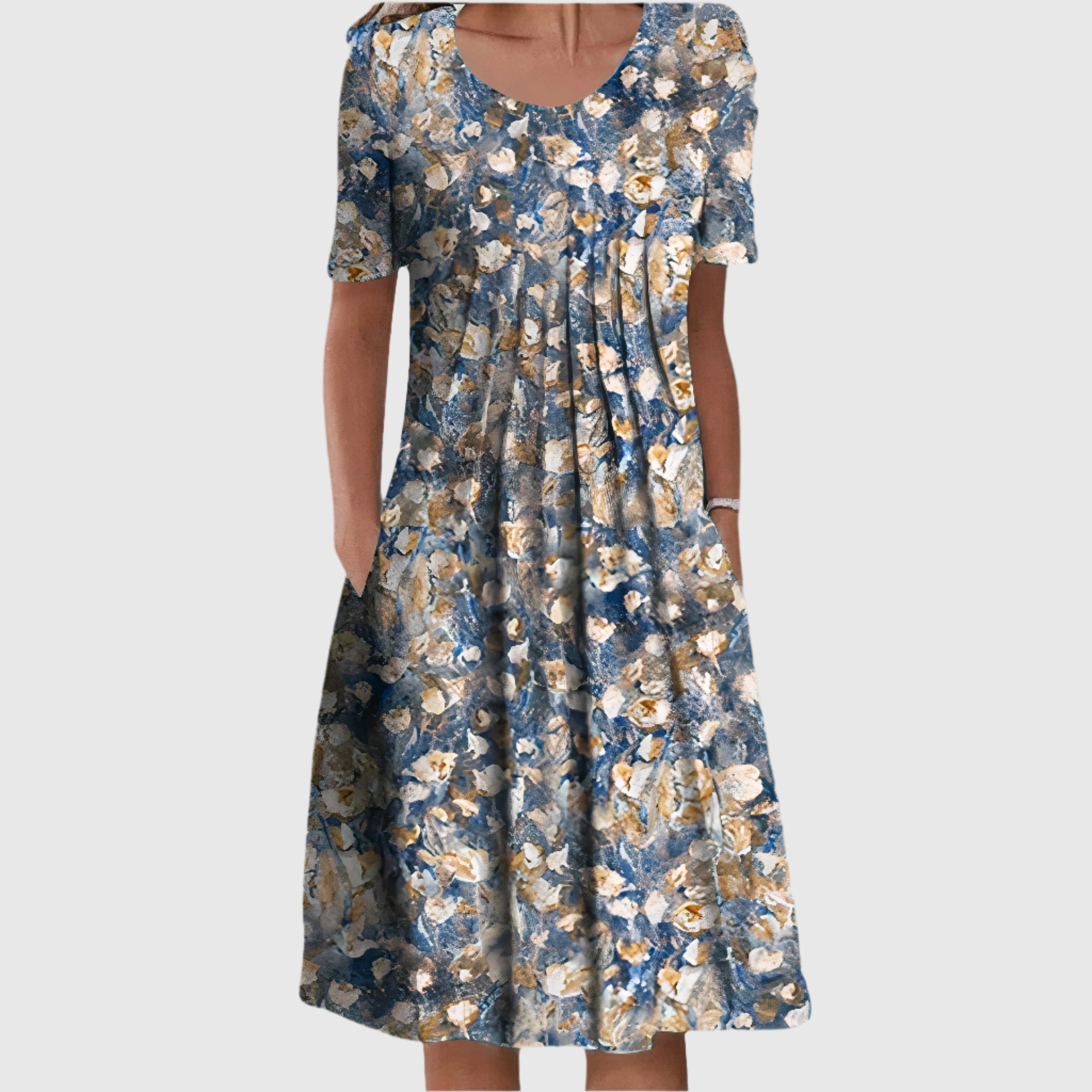 SummerGleam Elegant Cotton Dress | Women's Summer Fashion | Lightweight &amp; Stylish | Perfect for Hot Days