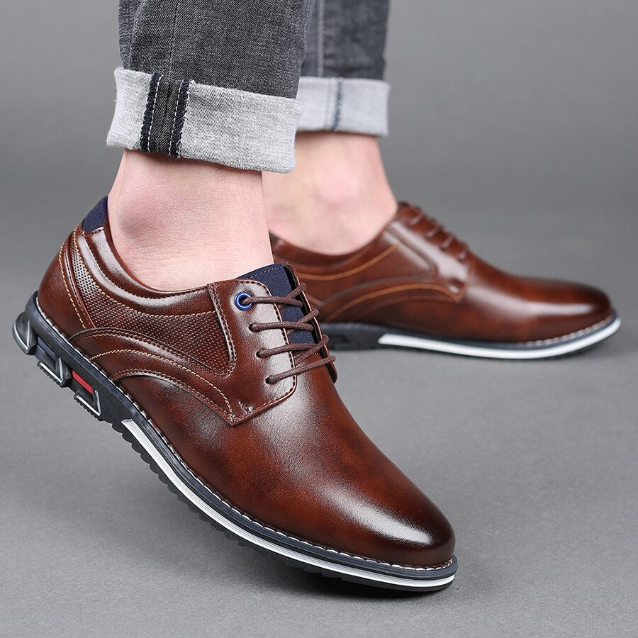 OrthoStyle Oxford Men's Designer Shoes | Orthopedic Insole | Comfort &amp; Elegance for Everyday Wear