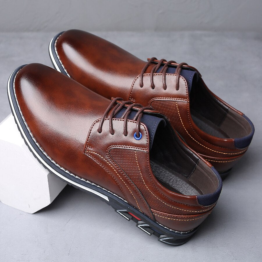 OrthoStyle Oxford Men's Designer Shoes | Orthopedic Insole | Comfort &amp; Elegance for Everyday Wear