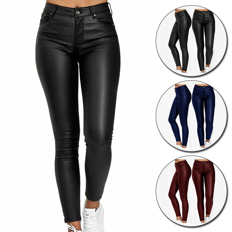 StretchFit Stretch Leather Pants | Comfort &amp; Style | Flexible design for every occasion