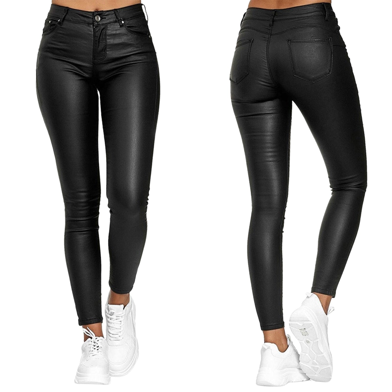 StretchFit Stretch Leather Pants | Comfort &amp; Style | Flexible design for every occasion