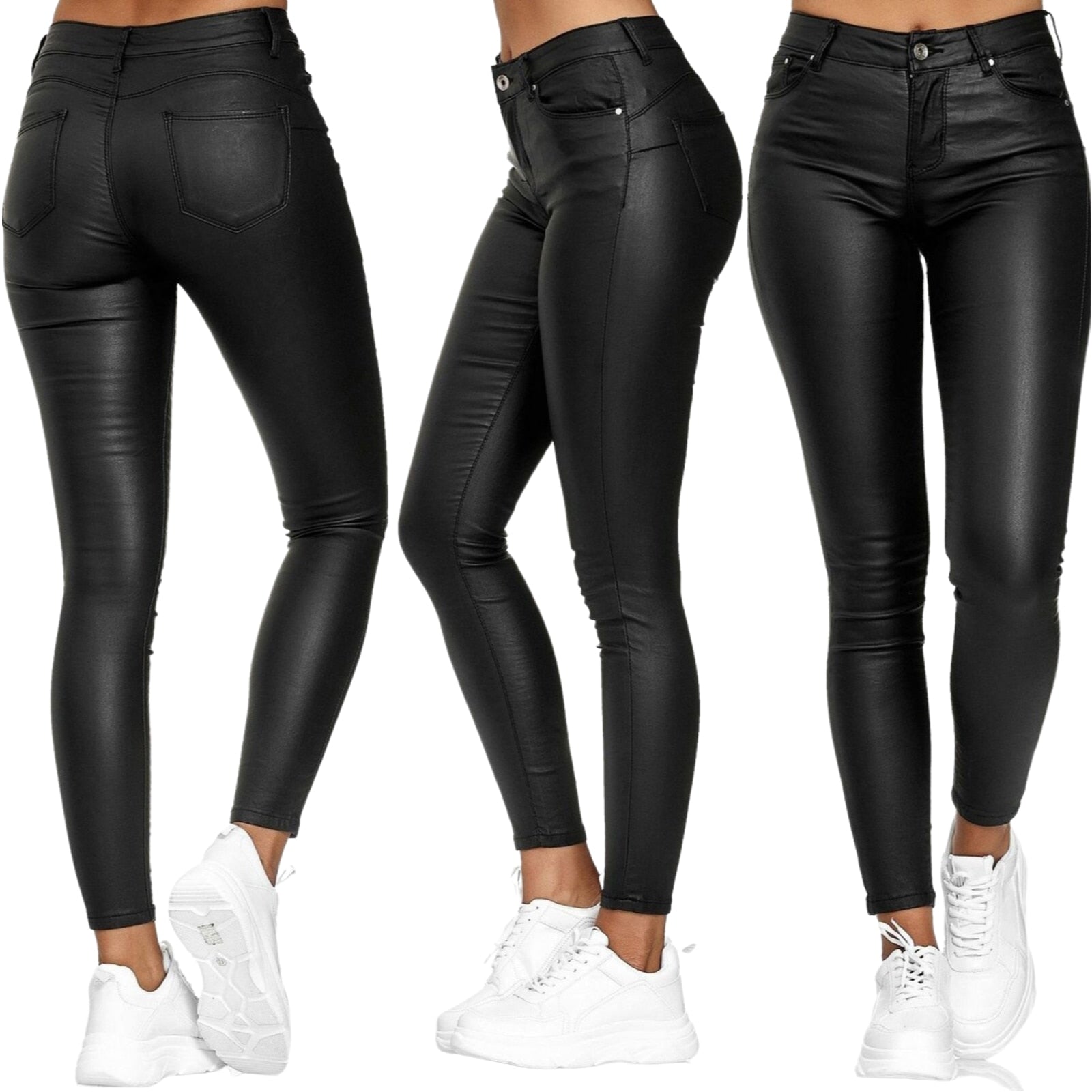 StretchFit Stretch Leather Pants | Comfort &amp; Style | Flexible design for every occasion