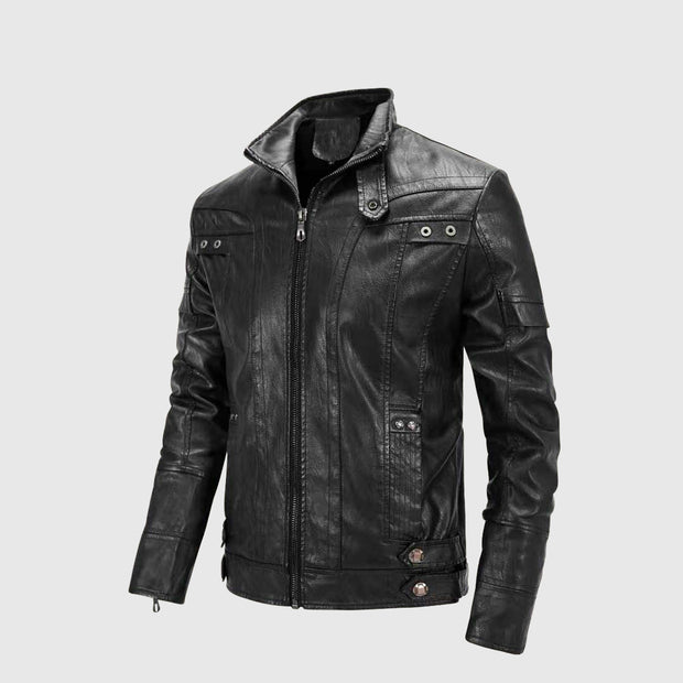 Tomahawk Lederjacke | PU-Leder | Klassisch & Robust