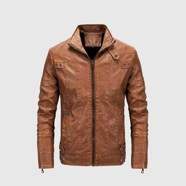 Tomahawk Lederjacke | PU-Leder | Klassisch & Robust