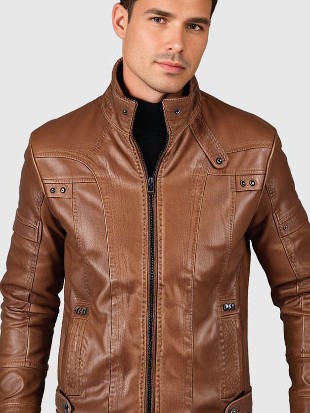 Tomahawk Leather Jacket | PU Leather | Classic &amp; Robust 