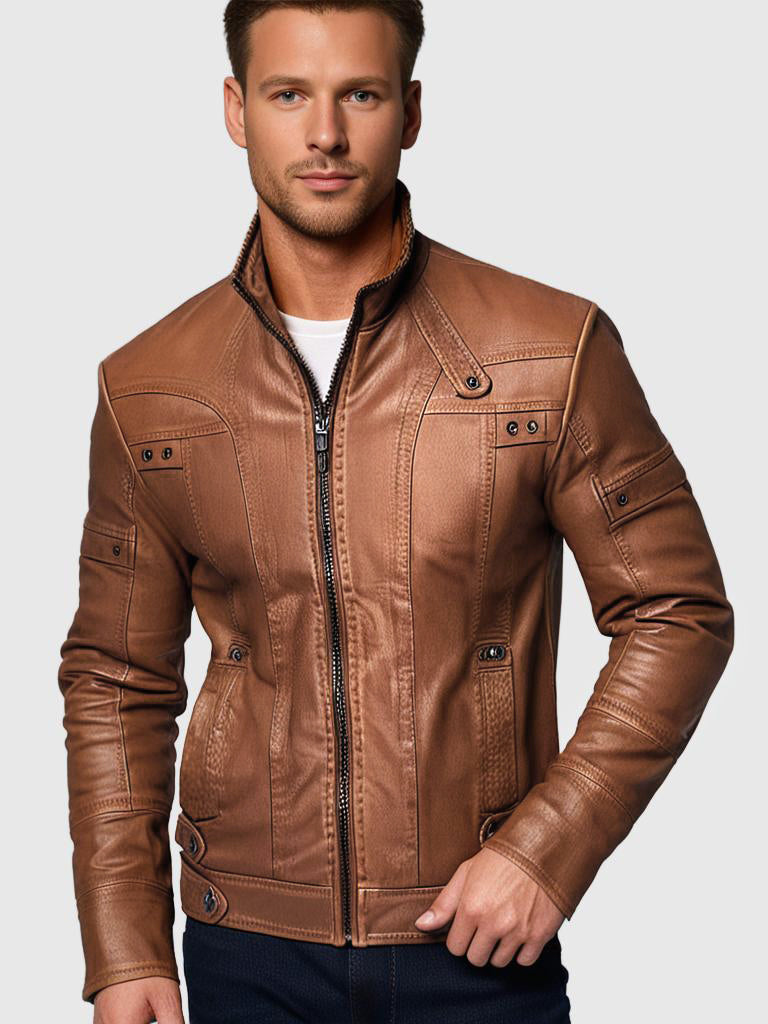 Tomahawk Leather Jacket | PU Leather | Classic &amp; Robust 