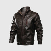 Sole Rider Jacket | Markante Lederjacke | Moderner Biker-Stil | Motorrad-Jacke