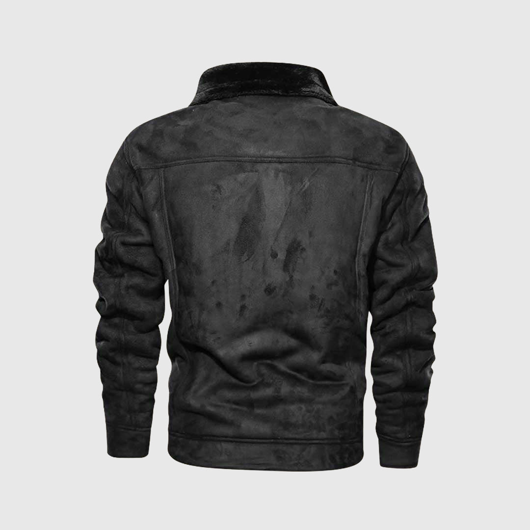 Wright Leather Jacket | Luxurious Winter Aviator Jacket | Style &amp; Warmth