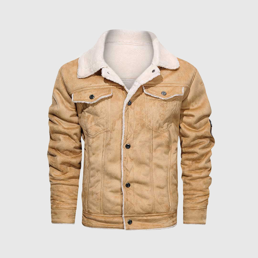 Wright Leather Jacket | Luxurious Winter Aviator Jacket | Style &amp; Warmth