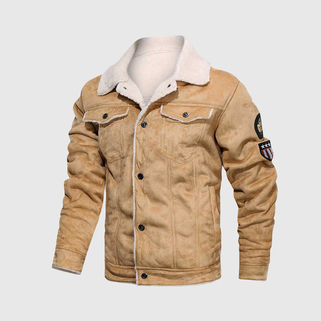 Wright Leather Jacket | Luxurious Winter Aviator Jacket | Style &amp; Warmth