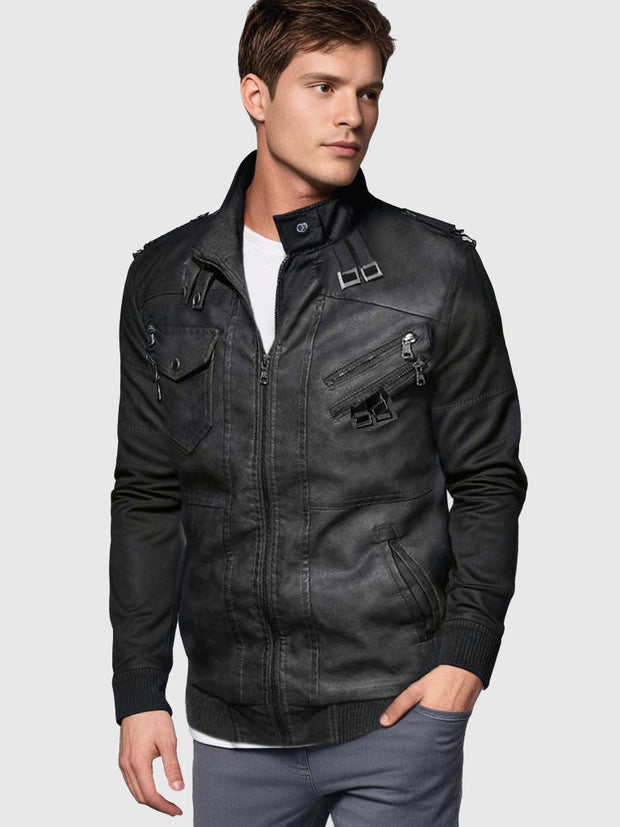 Challenger Leather Jacket | Lederjacke | Moderner Klassiker für Motorrad-Fahrer