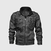 Storm Rider Lederjacke | Bikerjacke | PU-Leder | Motorrad-Jacke