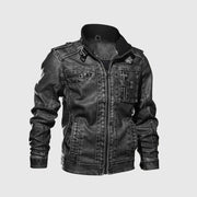 Storm Rider Lederjacke | Bikerjacke | PU-Leder | Motorrad-Jacke