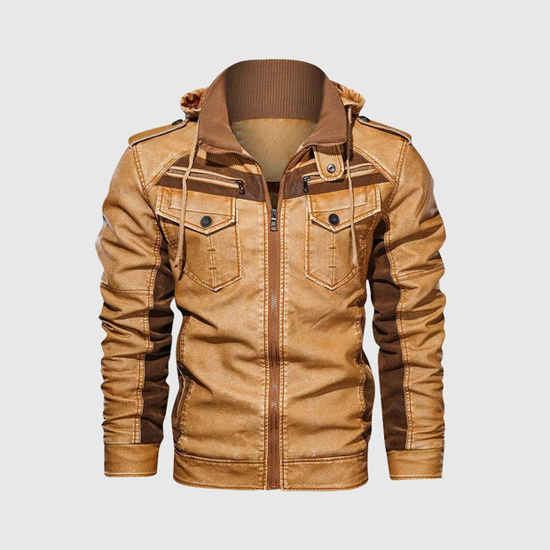 Rugged Rider Lederjacke | Bikerjacke | Robustes Design