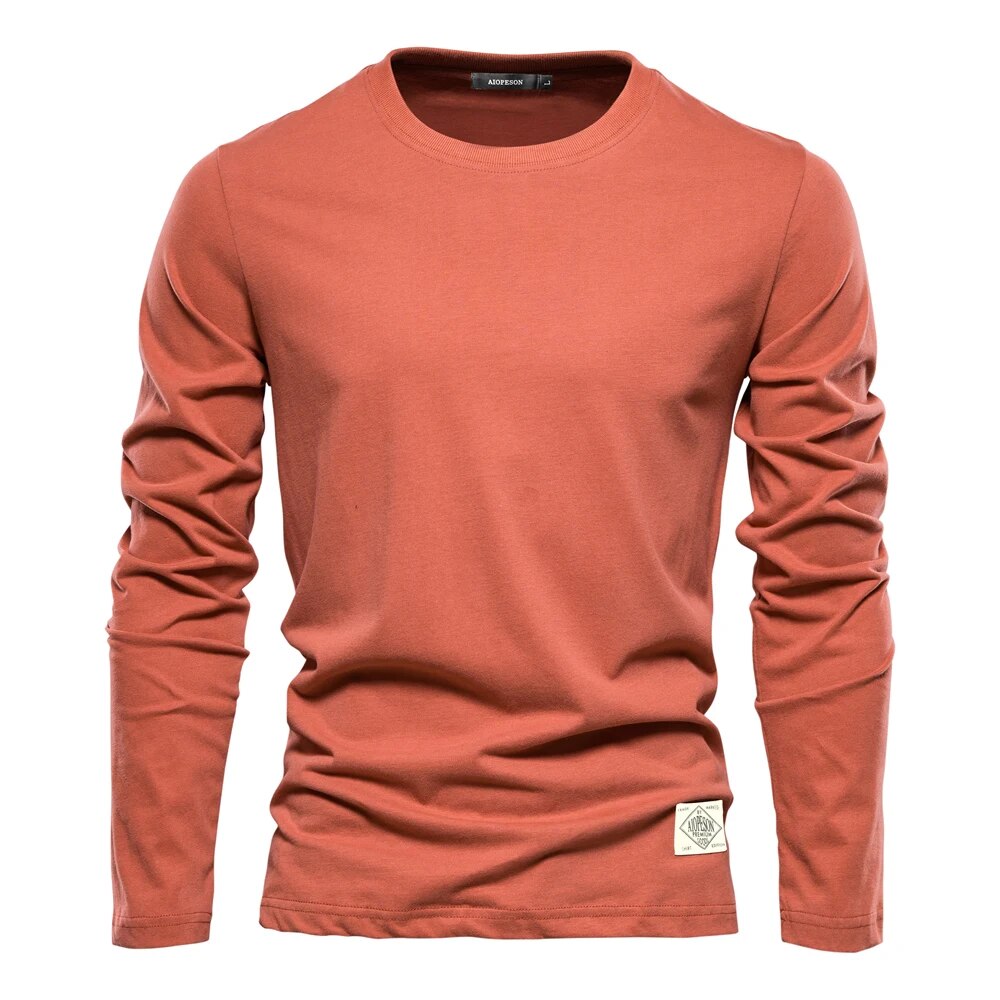 Zarielle Klassisches Langärmeliges T-Shirt für Herren | Vielseitig & Bequem