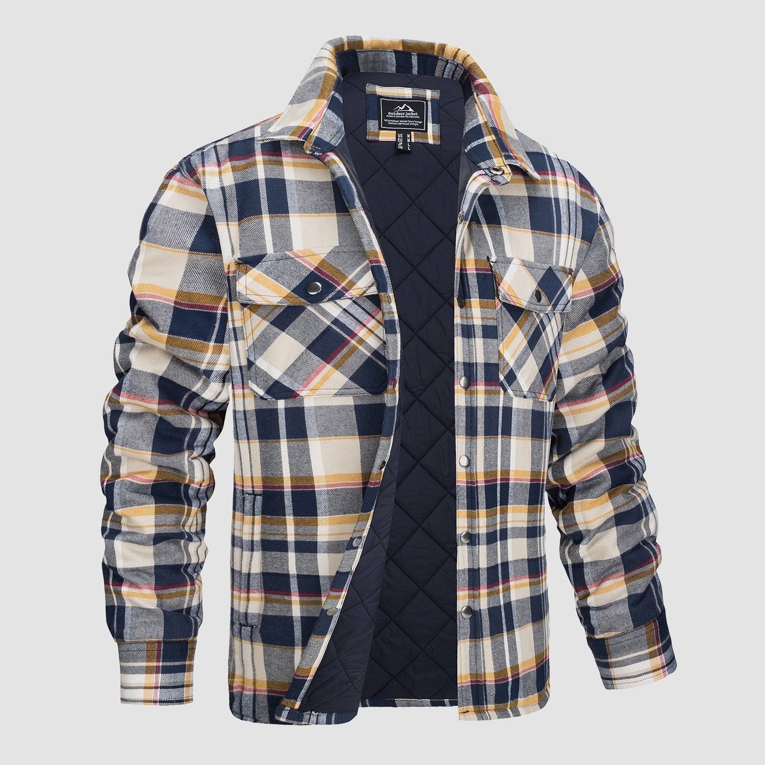 Astravia Dickes Flanellhemd | Lässiger Stil | Zeitloser Look | Ideal für den Alltag