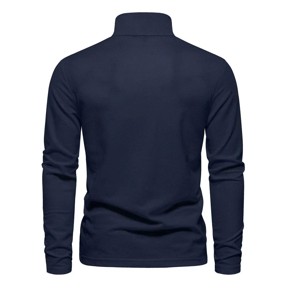 Lunethra Klassisches Langärmeliges Polo für Herren | Zeitloser Stil & Komfort