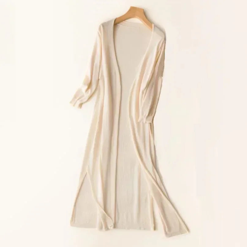 EllaSoft Lightweight Women's Long Cardigan | Airy &amp; Comfortable | Perfect for Everyday &amp; Leisure