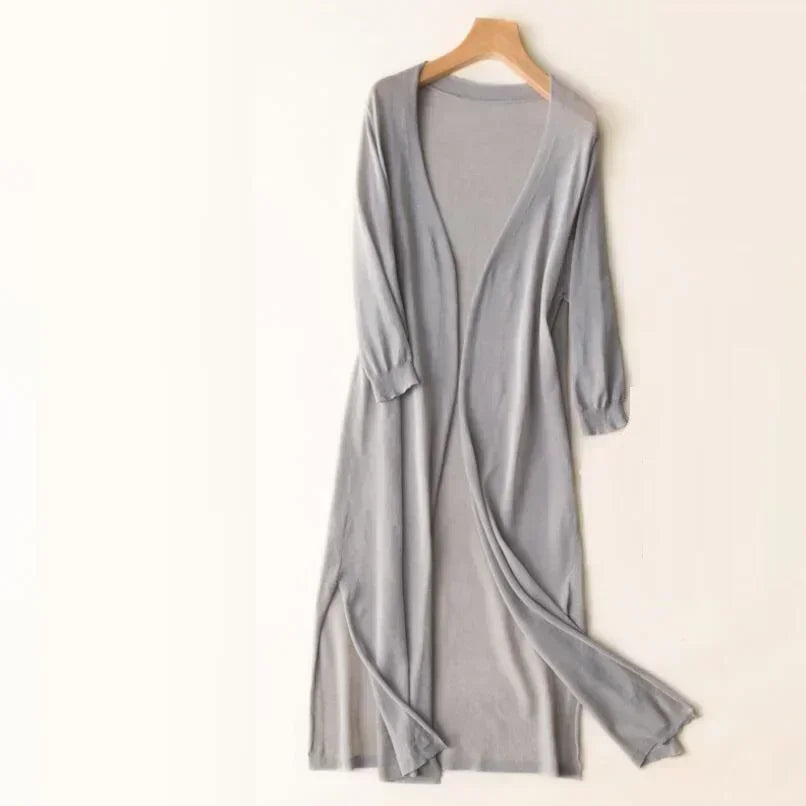 EllaSoft Lightweight Women's Long Cardigan | Airy &amp; Comfortable | Perfect for Everyday &amp; Leisure