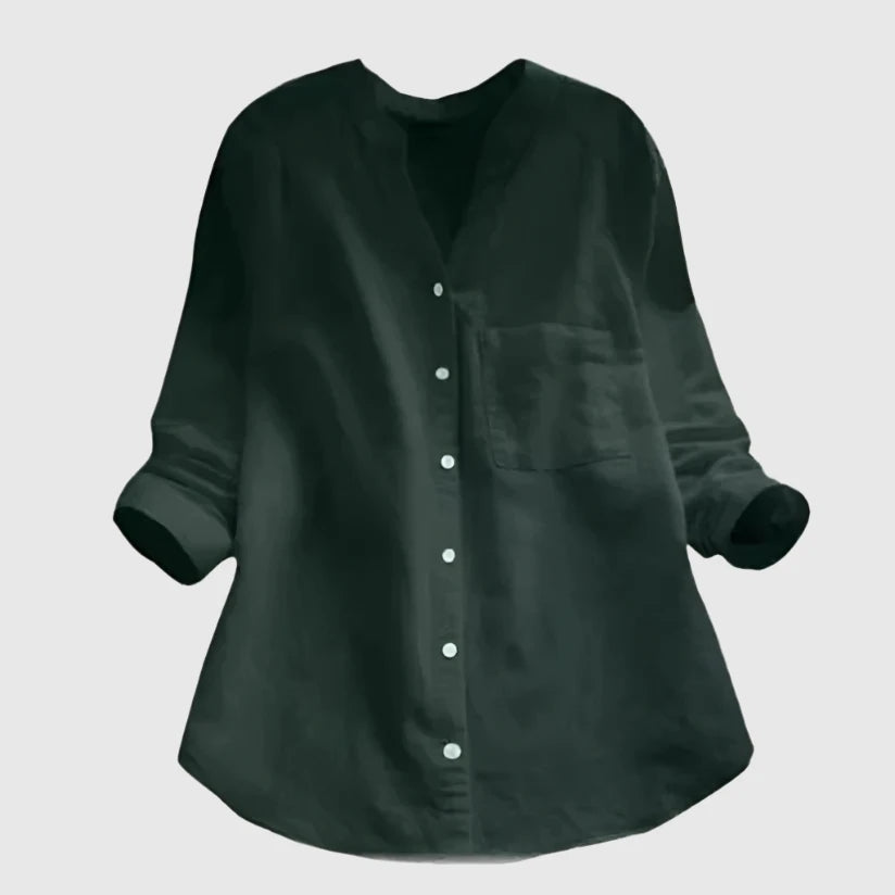 Chemisier élégant ZaraBelle pour femme | Printemps et été | Élégance décontractée | Look bureau et loisirs