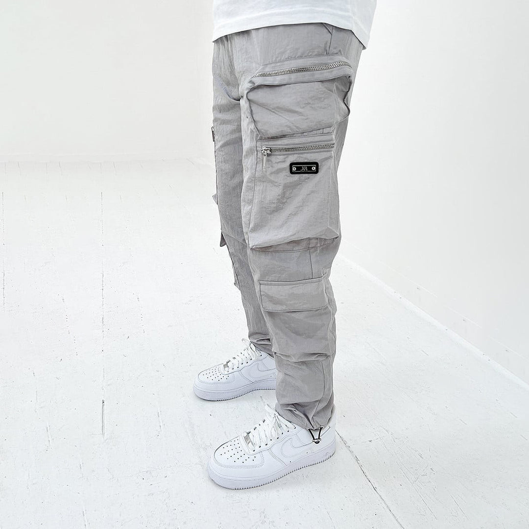 FlexMode Herren Cargo Hose | Klassisches Design in Schwarz/Grau für Jeden Tag