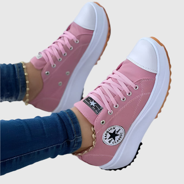 Baskets à plateforme pour femmes StrideLuxe | Élégant et confortable | Parfait pour les loisirs et le streetwear