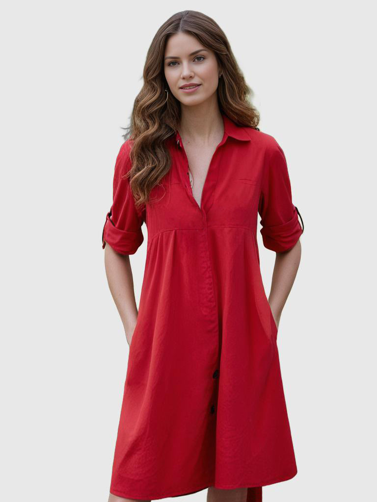 Chemise décontractée AvaStyle avec poches | Conception simple et surdimensionnée | Confortable et polyvalent | Parfait pour tous les jours