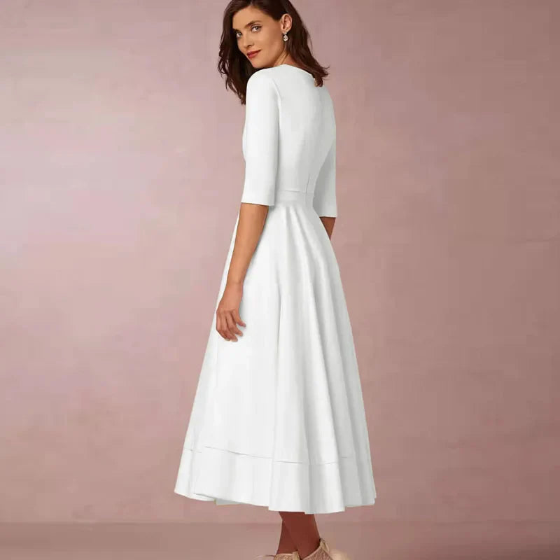 Robe trapèze rétro années 60 LilaVibe | Design vintage élégant | Idéal pour les fêtes et les occasions | Style intemporel